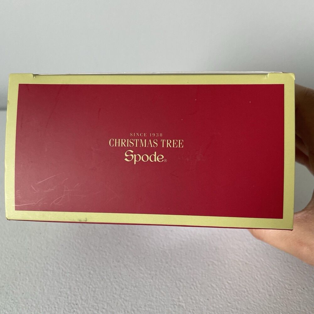 Spode Christmas Tree Truck Ornament Red Green Holiday Decoration New in Box - Picture 6 of 8